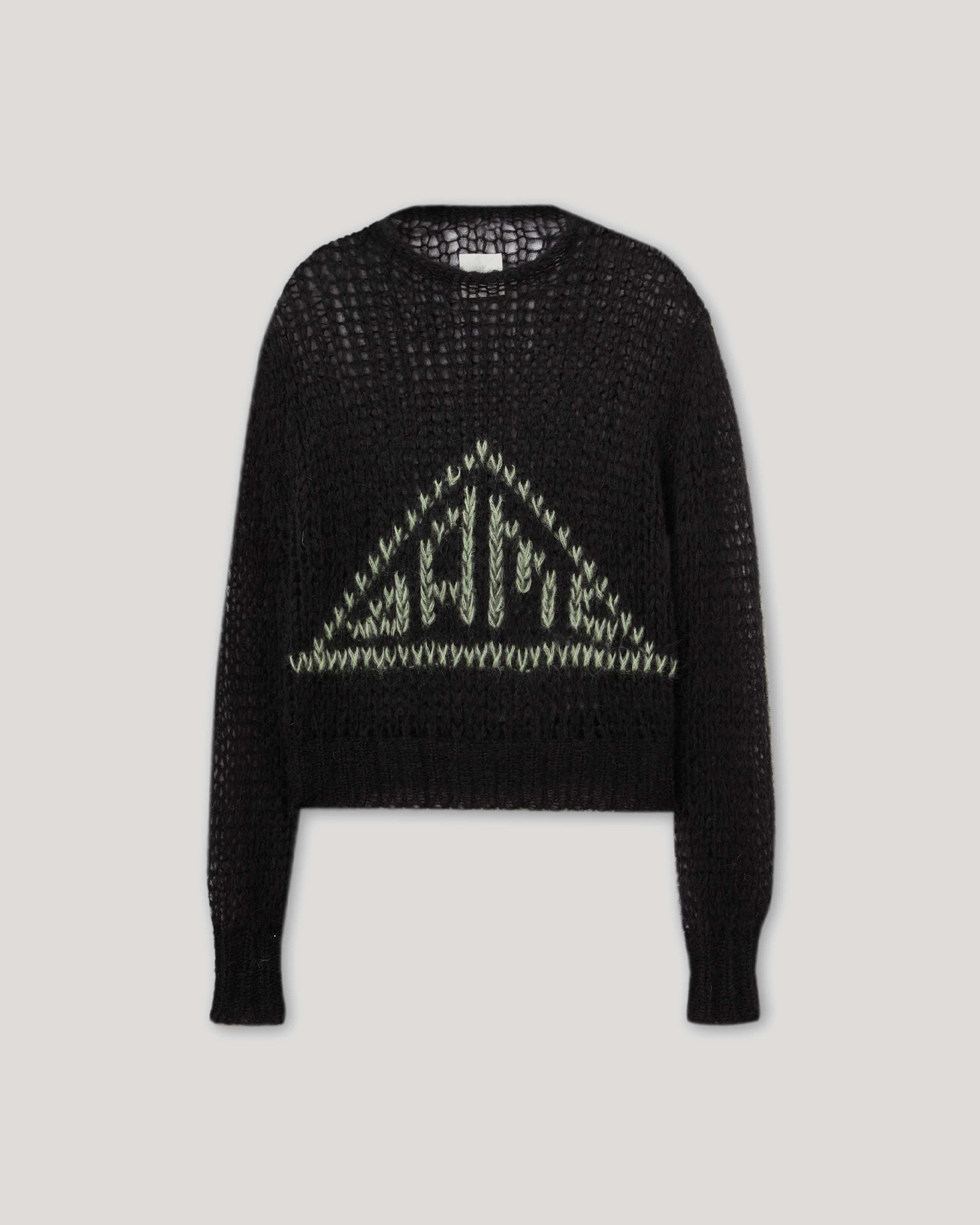 oamc logo wool black Knit