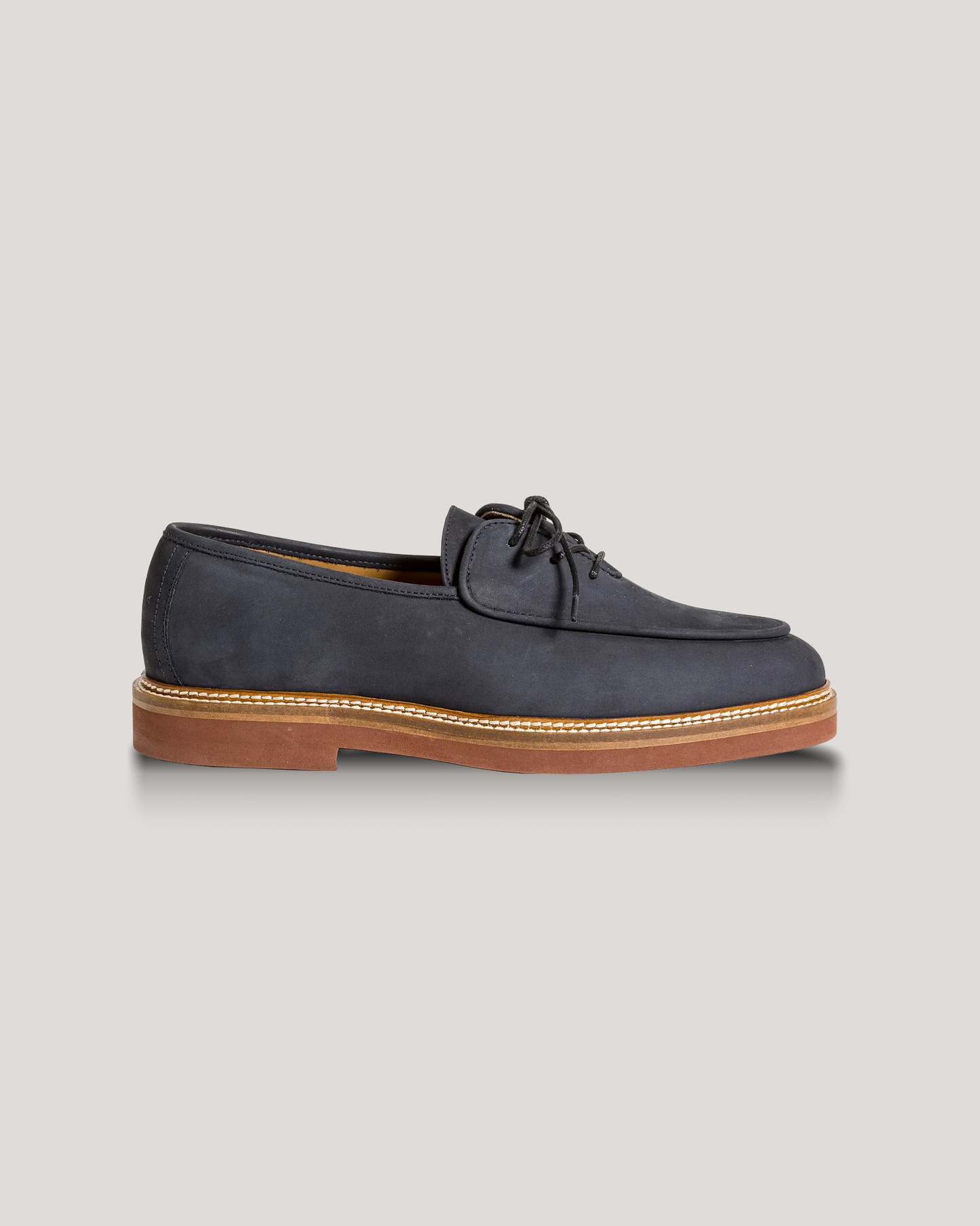 JACQUES SOLOVIERE LUCO NUBUCK DERBY SHOE NAVY