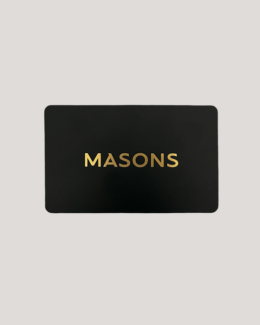 Masons Official In Store Gift Card